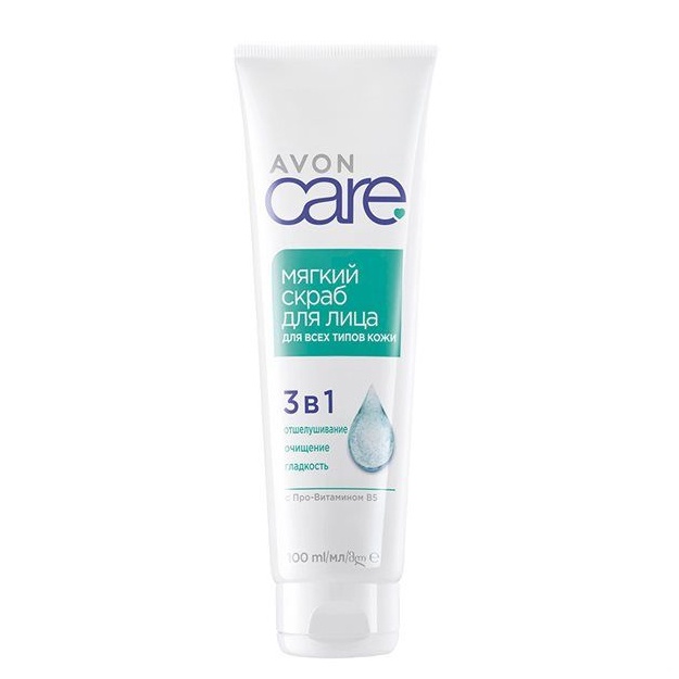 Мягкий скраб для лица Avon 3in1 100 мл