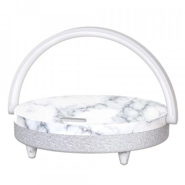 Simsiz zaryadlash funktsiyasiga ega karnay Xiaomi Mi EZVALO Wireless Charger Music Lamp