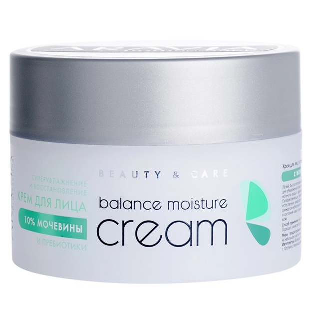 10% karbamid va prebiyotiklar bilan super namlovchi va tiklovchi yuz kremi Aravia Professional Balance Moisture Cream 150ml