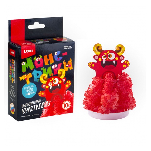 Kristallarni o‘stirish uchun to‘plam Lori Monsters Red 10 yoshli Krf-014