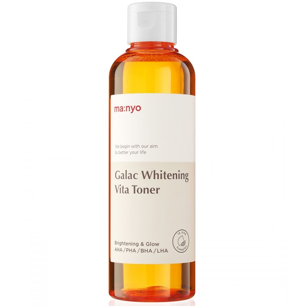 Мультивитаминный тоник для тусклой кожи Manyo Galac Whitening Vita Toner 210мл