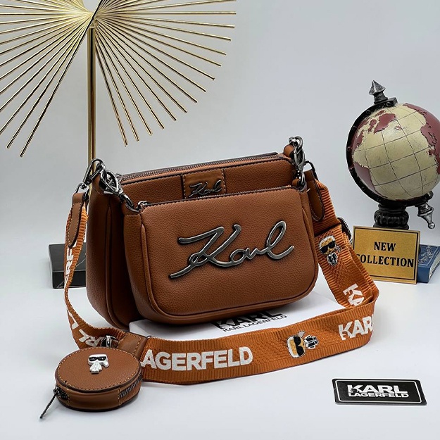 Женская Сумка Karl Lagerfeld APT OL2334 коричневый
