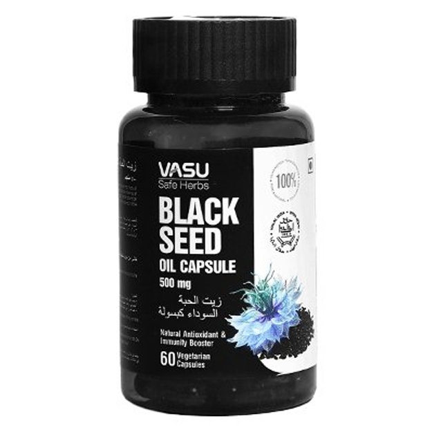Qora sedana yog‘i kapsulalari Vasu Black Seed Oil 60 kapsula
