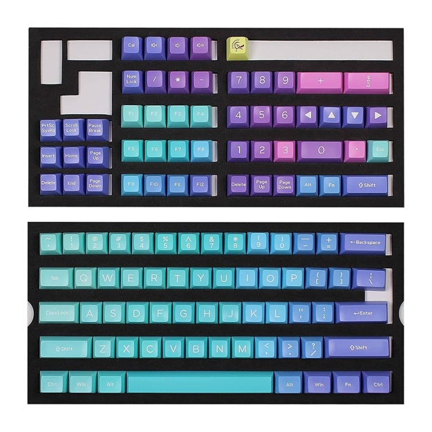 Klaviatura tugmalari Ducky 108 ABS Doubleshot SA Keycaps DKSA108-USADZZWSA