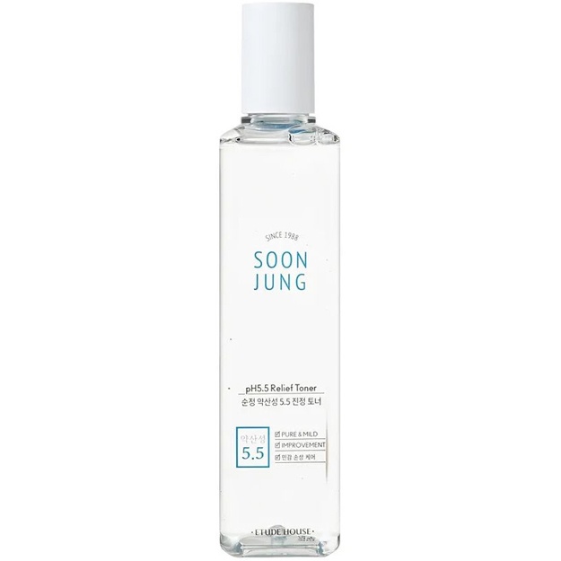 Nozik teri uchun tonik Etude House Soon Jung PH 5.5 Relief Toner 200ml