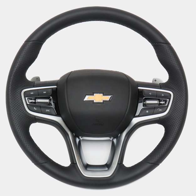 Avtomobil rul Roewe Tiptronik, kojanniy, chyorniy
