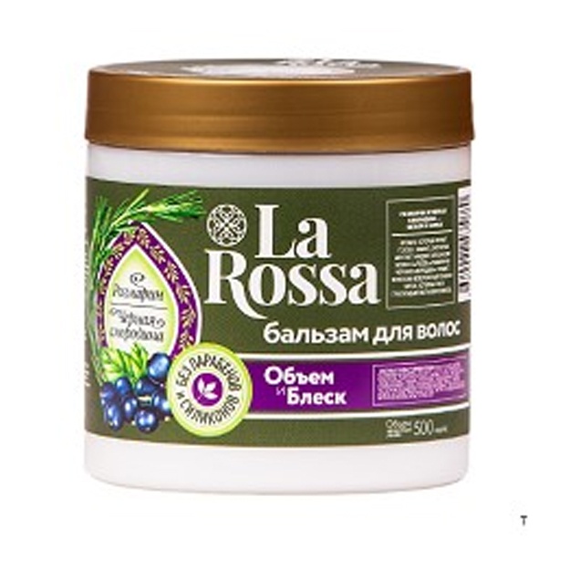 Soch uchun balzam "Bibariya va qora smorodina" LaROSSA 500 ml (RK)