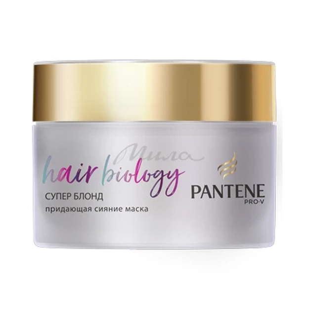 Pantene Pro-V Soch Biologiyasi Super Sariq sochlar uchun niqob, 160 ml