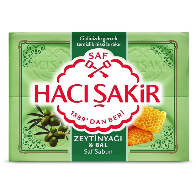 Zaytun moyi va asal bilan Hasi Sakir sovun 4 x 150 g (600 g)