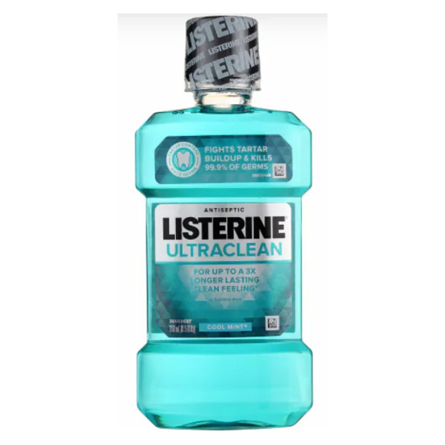 Антисептическая жидкость для полоскания рта Listerine Ultraclean Cool Mint