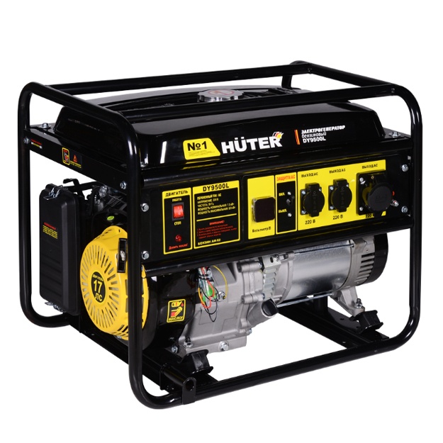Portativ benzin generatori Huter DY9500L