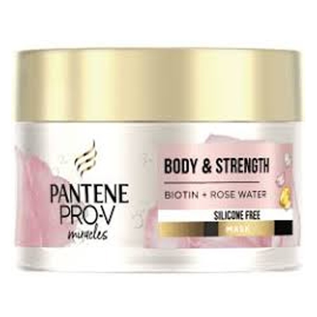 Маска для волос Pantene Pro-V с биотином и розовой водой
