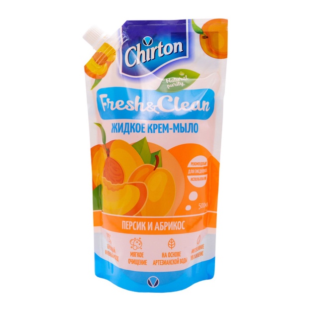 Suyuq kremli sovun (doy-pak) Chirton Persik i Abrikos 500ml