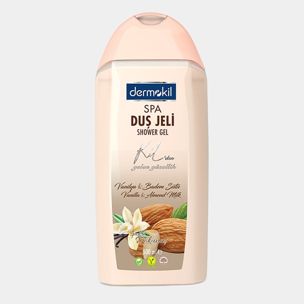 Vanil-bodomli dush geli DERMOKIL 500 ml