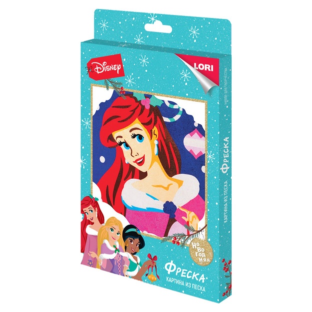 Fresk. Disney Arielning yangi yil qum rasmi Lori Kpd-026