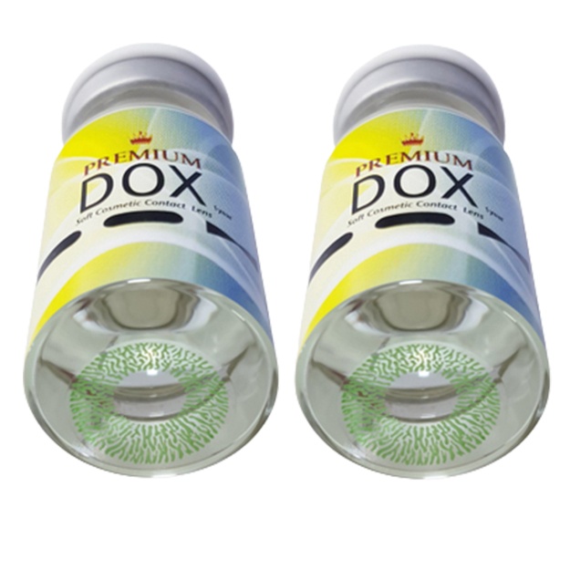 Цветные контактные линзы Premium Dox JS72 GREEN 0.00