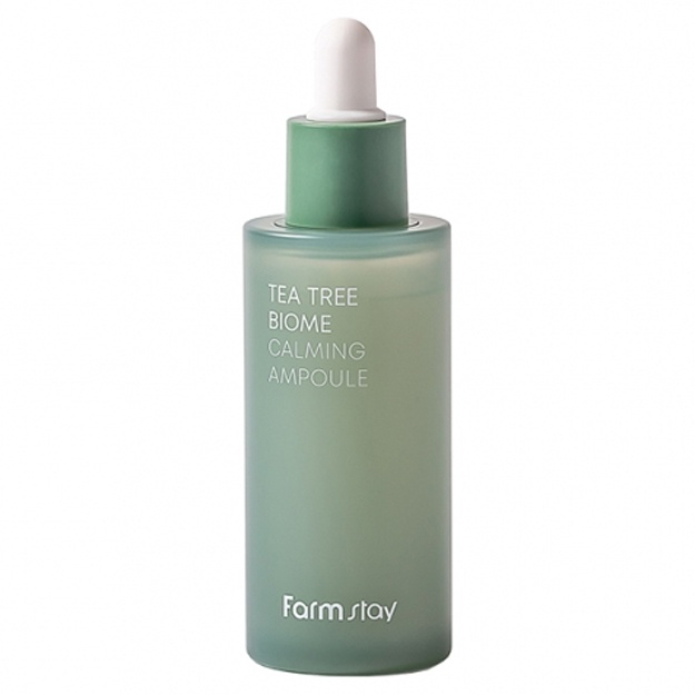 Choy daraxti ekstrakti bilan tinchlantiruvchi ampulali sarum FarmStay Tea Tree Biome Calming Ampoule 50ml