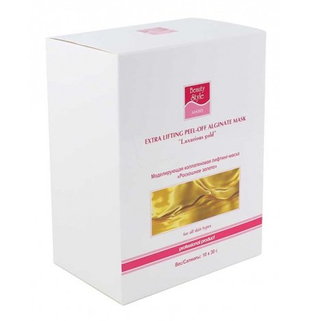 Alginat ko‘taruvchi niqob Beauty Style "Luxury Gold"