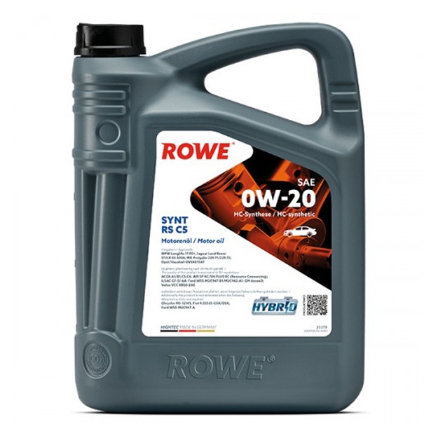 Моторное масло Hightec Synt Rs C5 Sae 0w-20 Api Sp