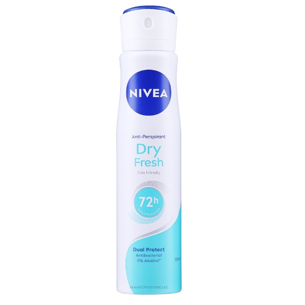 Дезодорант-антиперспирант Nivea "Драй фреш", 150 мл, Германия