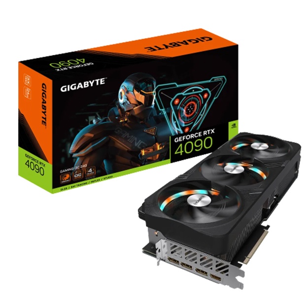 Видеокарта Gigabyte 24GB GeForce RTX4090 GAMING OC GV-N4090GAMING OC-24GD