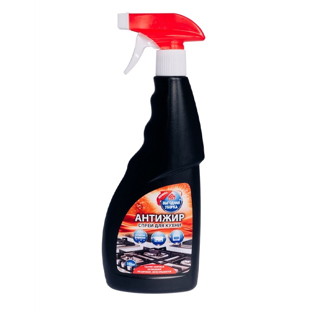 Oshxona tozalovchi yog‘ga qarshi sprey Antijir 500ml (RK)