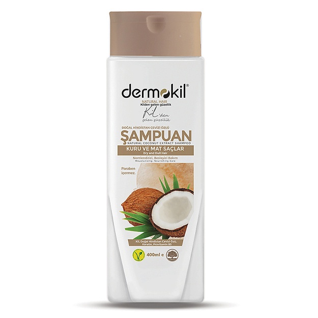 Quruq va zerikarli sochlar uchun shampun kokos DK-003809