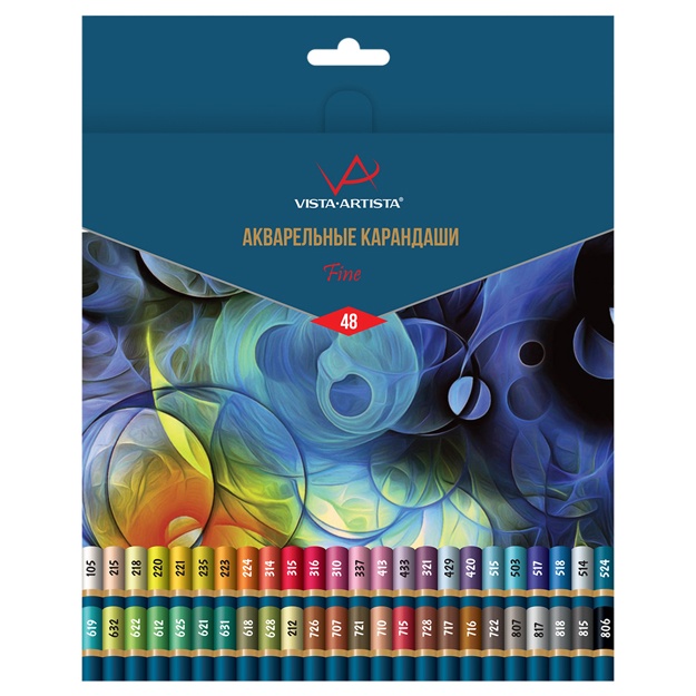 Akvarel qalamlari Vista-Artista Fine VFWP-48