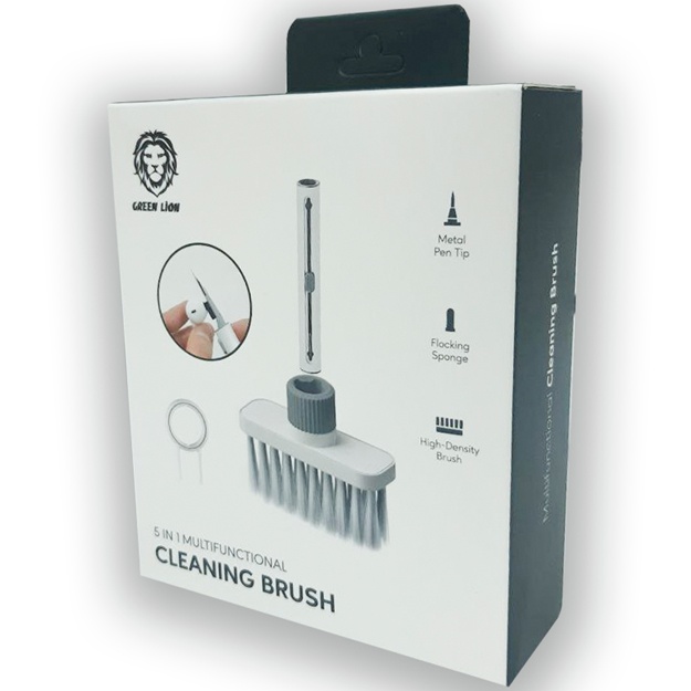 Universal tozalash to‘plami Green Lion 5in1 Multifunctional Cleaning Brush