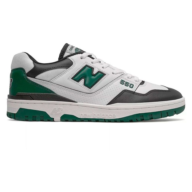 Erkaklar Krossovkalari New balance 550 (A nusxa) ART 2204 41 cherniy s zelenim