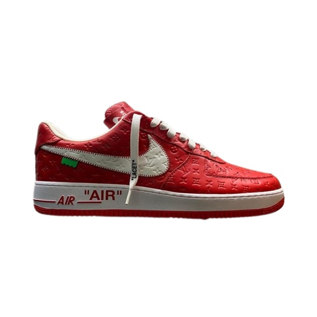 Erkaklar Krossovkalari Nike Airforce 1 Louis Vuitton (Lyuks) ART 1139 44 qizil