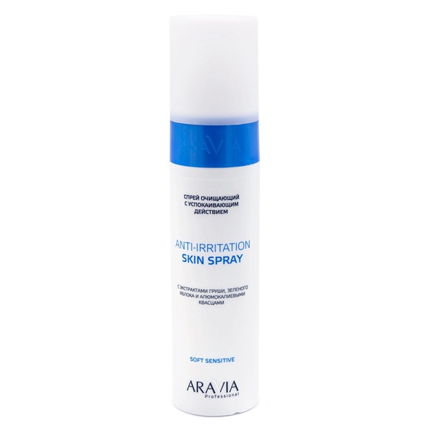Спрей очищающий с успокаивающим действием Anti-Irritation Skin Spray Aravia Professional 250мл