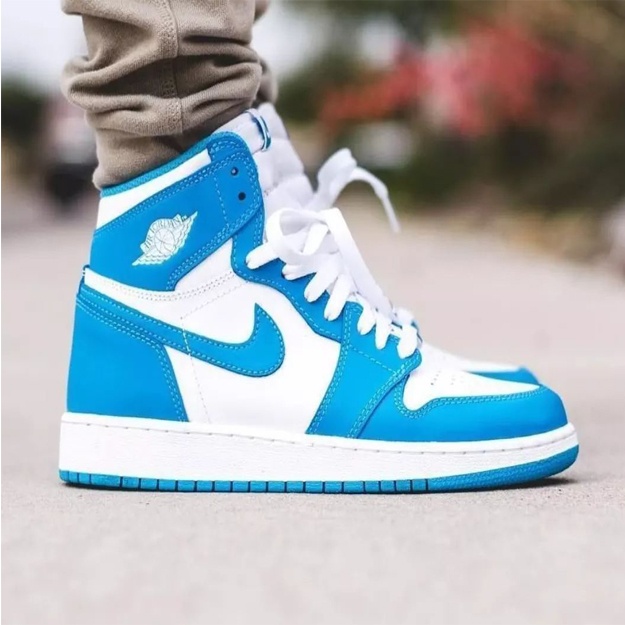 Мужские Кроссовки Nike Air Jordan 1 (А копия) ART 1207 42 голубой
