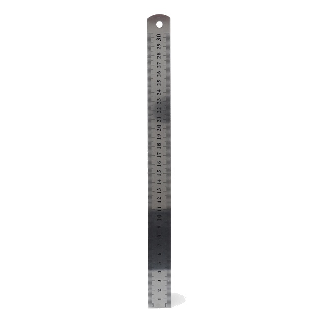 Lineyka (30 sm, temir) metall. 0,7 qalinligi 24813-1