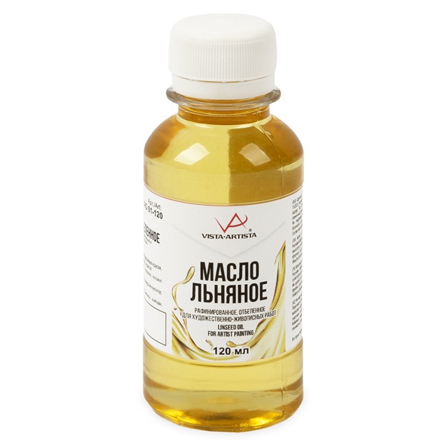 Oqartirilgan zig‘ir yog‘i Vista-Artista VAO 01-120 120 ml
