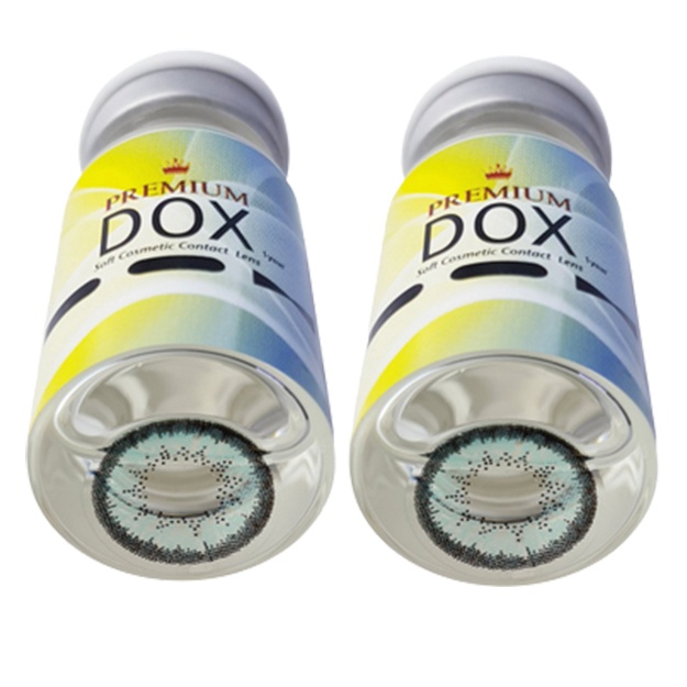 Цветные контактные линзы Premium Dox H23 D.GREEN 0.00