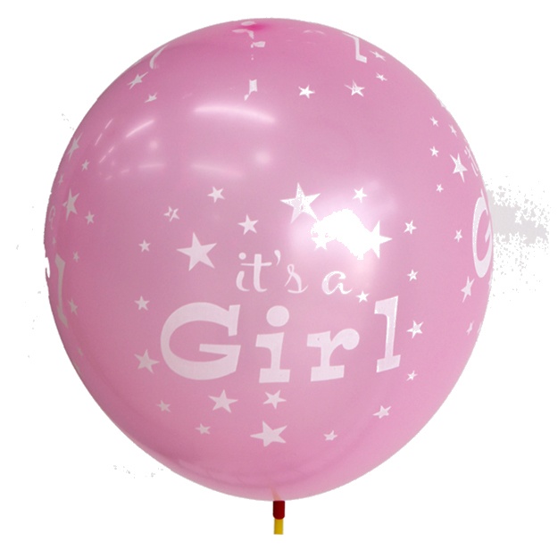 Шар It's a Girl It's a Boy 5 шт 30см Розовый