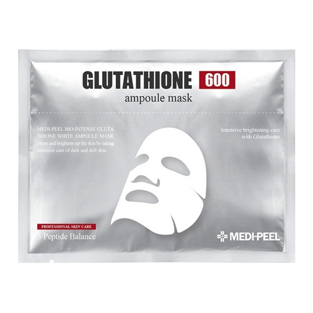 Осветляющая ампульная маска с глутатионом Medi-Peel Bio-Intense Glutathione White Ampoule Mask