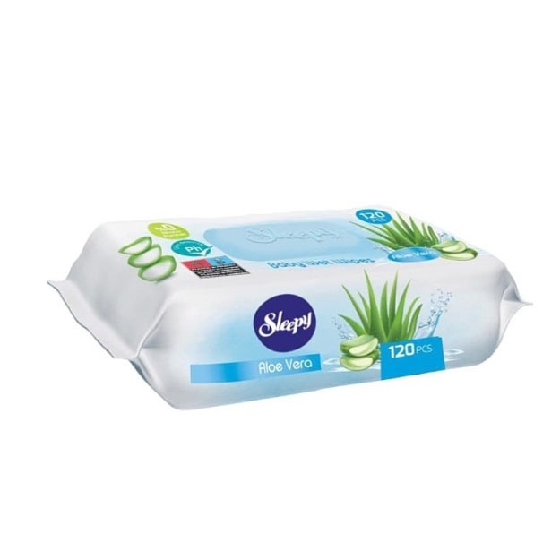 Nam salfetkalar "ALOE VERA"  SLEEPY 120 dona