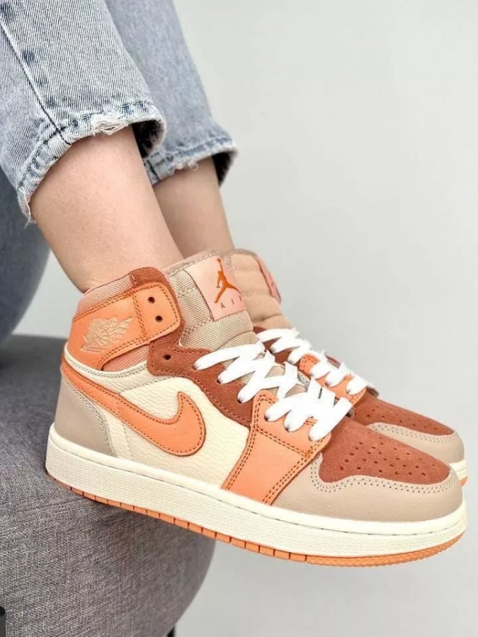 Erkaklar Krossovkalari Nike Air Jordan 1 (Lyuks) ART 1419 41 jigarrang
