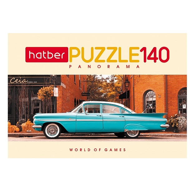 Pazzl Hatber Panorama retro avtomobil 140 ta element A4f 160x450mm 140PZ4_22730