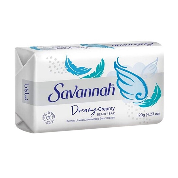 Yuz va tana uchun xushbo‘y sovun Savannah Dreamy Creamy 120g