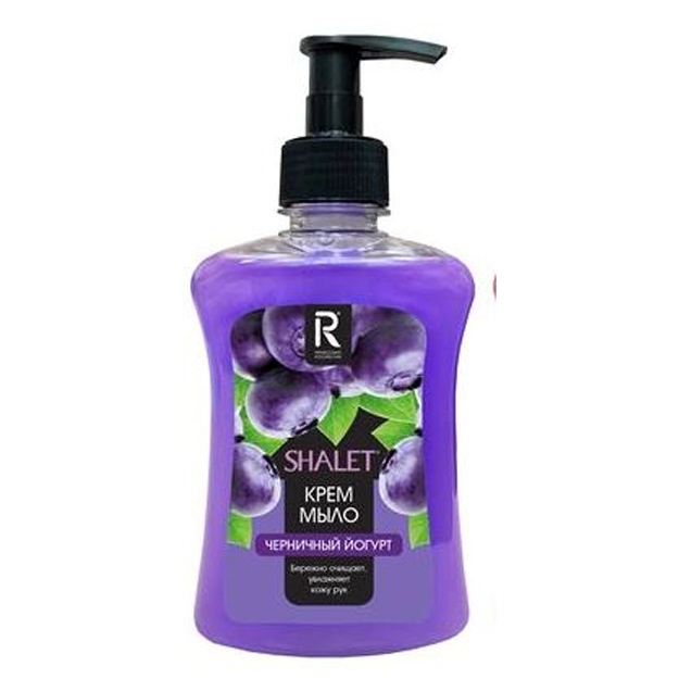 Nemlendirisi suyuq krem ​​sovun "Blueberry yogurt" Shalet 250ml (RK)