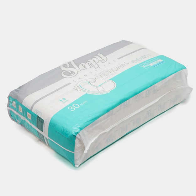 Kattalar uchun tagliklar Sleepy sensitive №4, XL, 30 dona, 120-160 sm