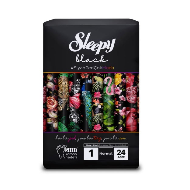 SLEEPY ayollar prokladkalari "BLASK LADY" (Oddiy) №1 (24 dona)