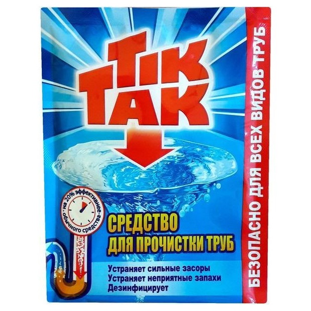 Средство для прочистки труб Tik Tak 90г