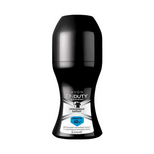 Dezodorant-antiperspirant sharli aplikator bilan Avon Onduty Nevidimiy barer 50ml