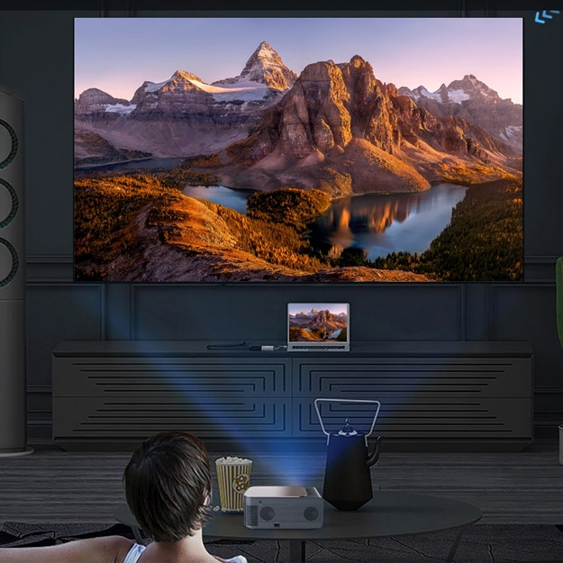 Proektor Arealer 1080P 2.4G/5G WiFi BT5.0 Android 9.0 (2GB+16GB)