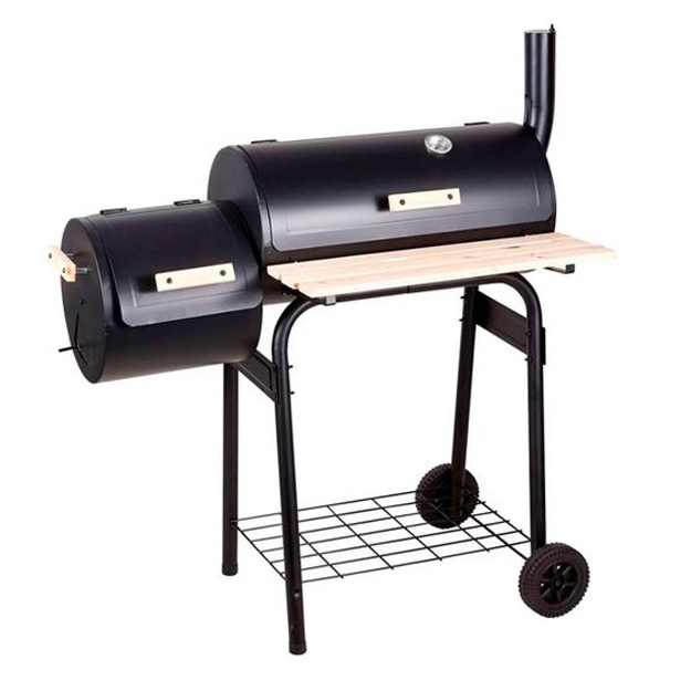 Ko‘mir panjarasi - smoker AVA SK31A Premium to‘rtburchak