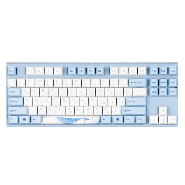 Клавиатура Varmilo VEM87 Sea Melody EC V2 Rose UA A33A038B0A3A17A033